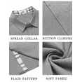 thumbnail image 5 of COOFANDY Men's Beach Shirts Short Sleeve Casual Shirt Summer Hawaiian Linen Shirts, 5 of 6