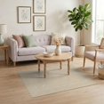 thumbnail image 3 of ODIKA Basket Tonal Border Inspired Subtle Stripe Slim Tight Sisal Look Refined for Dorm Room, Small Living Apartment, Stain Resistant Low Profile, 3 of 7
