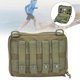 thumbnail image 1 of Riñonera militar para hombres y mujeres, bolsa táctica de combate Molle de gran capacidad, riñonera multiusos, bolso de mano para acampar, senderismo [verde militar], 1 of 5