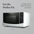thumbnail image 4 of Open Box Farberware 0.9 Cu. Ft. Countertop Microwave Oven – 900W Power, Auto Cook Settings, Defrost, and Safety Lock – White, 4 of 5