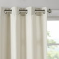 thumbnail image 6 of Madison Park Englewood Solid Dyed Grommet Top Window Panel in Natural 50x84", 6 of 6