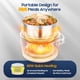 thumbnail image 5 of CHEFSPOT Lonchera Eléctrica de 37 Oz, Calentador de Alimentos Portátil de 80 W para Automóvil y Hogar, Lonchera Calefactora: a Prueba de Fugas, sin Bpa, Incluye Bolsa y Utensilios, 5 of 7