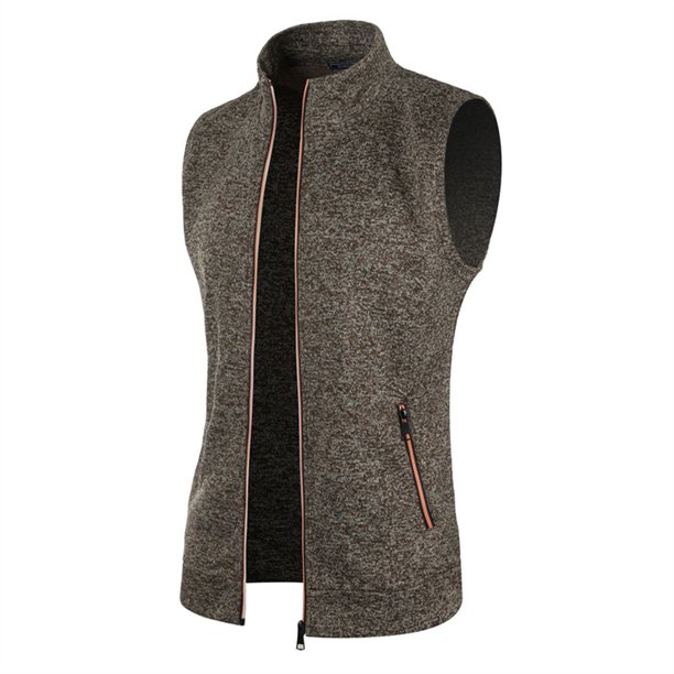 Casual Men'S Vest Men'S Loose Autumn And Winter Warm Down Cotton Vest Coat 2XL