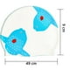 thumbnail image 4 of Gorro de natación para niños, gorros de natación con estampado de silicona suave de primera calidad, gorro de natación impermeable para jóvenes, niños y niñas, pelo largo Adepaton 221411-3, 4 of 8