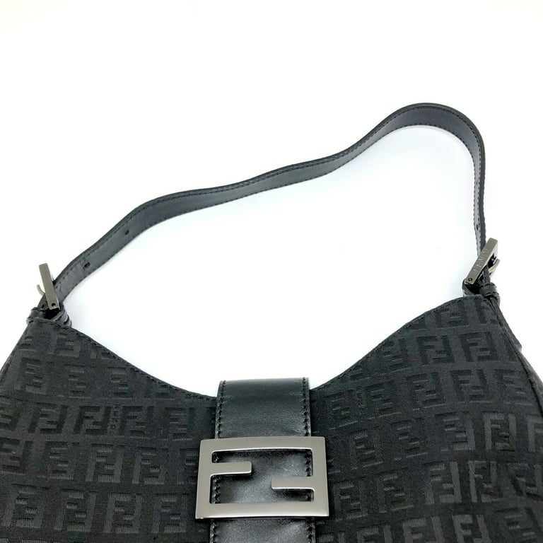 Vintage Zucchino Fendi Tote Canvas Bag with Pouch