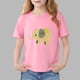 thumbnail image 1 of Blusas y camisas de manga corta con cuello redondo para niños Camiseta de verano de manga corta estampada para niñas Jersey elegante de cuello redondo para niñas Top de algodón para niños, 1 of 6