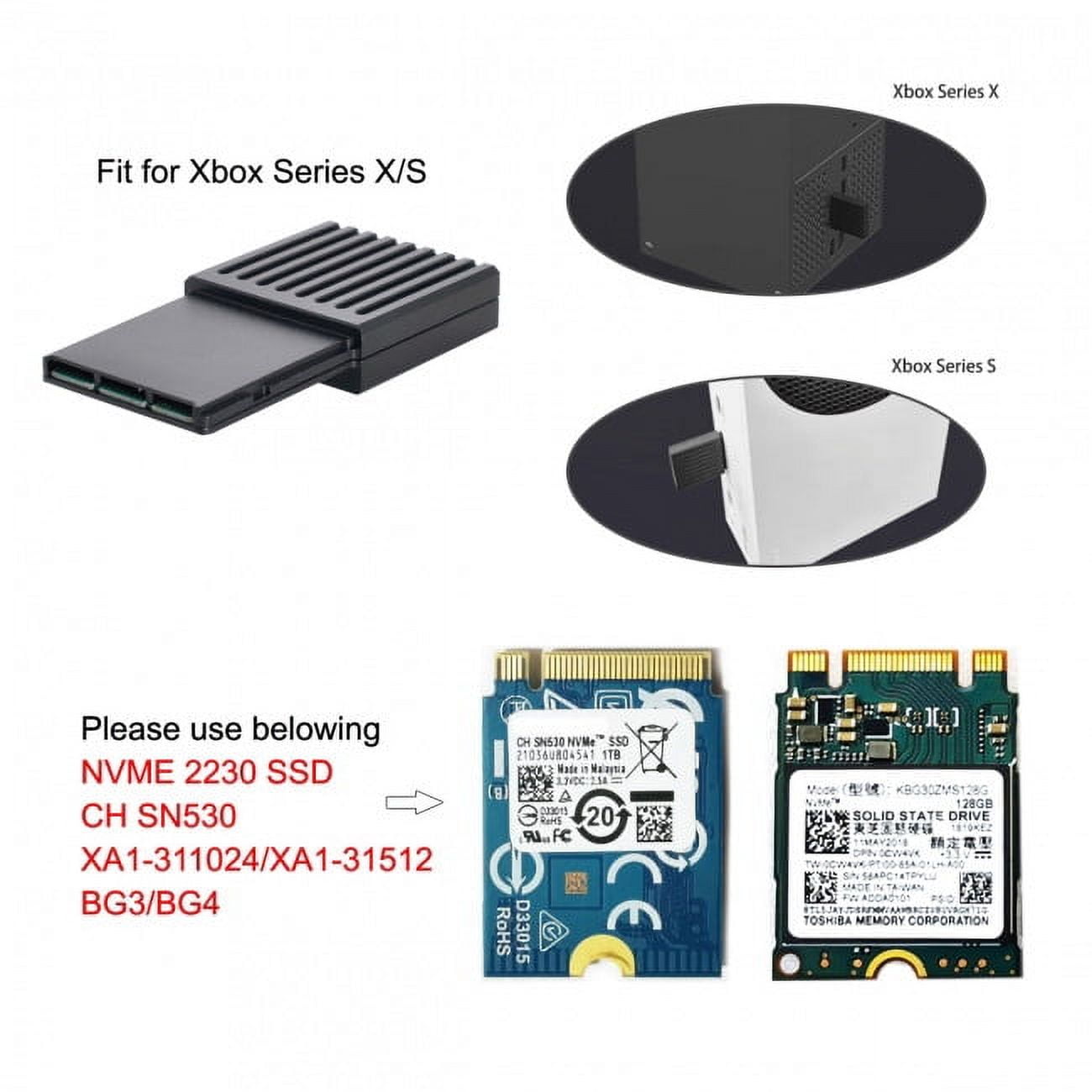 CY CF-Express Type-B to M.2 NVMe 2230 M-Key Adapter CFE for XBOX Series XS CH SN530 SSD PCIe4.0 Expansion Memory Card