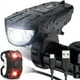 thumbnail image 1 of Juego de luces de bicicleta recargables, luces de bicicleta, instalación instantánea sin herramientas, se adapta a todas las bicicletas - Luces delanteras y traseras - Impermeable, liviano, duradero, 1 of 5