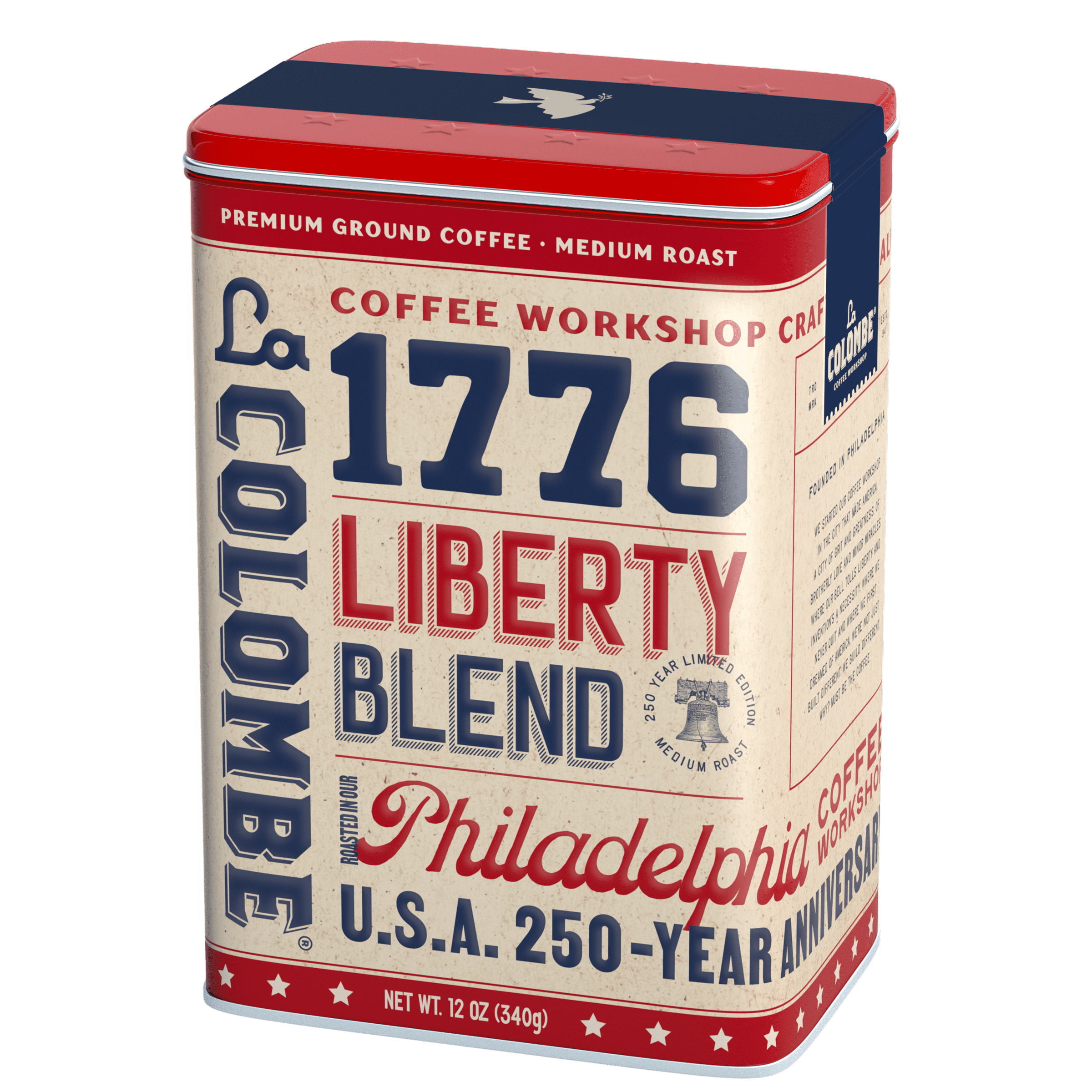 La Colombe Liberty Blend Tin - Ground 12 oz