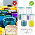 thumbnail image 3 of Contenedor de Pintura de Retoque Vasos de Retoque Vasos de Almacenamiento de Pintura con Tapas Contenedores de Almacenamiento de Pintura Contenedor de Pintura Hermético 6 Piezas, 3 of 6