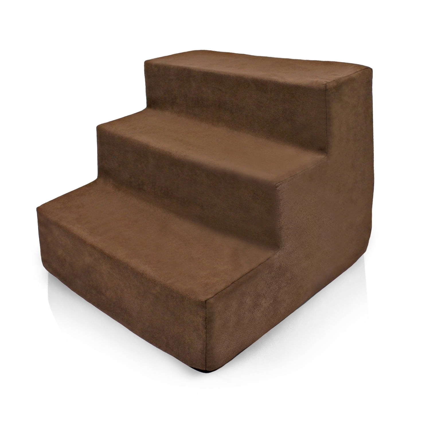 Precious Tails Deluxe High-Density Foam 3-Step Pet Stairs for Dogs and Cats - Durable, Lightweight, and Portable Staircase for Easy Mobility Assistance