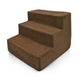 thumbnail image 2 of Precious Tails Deluxe High-Density Foam 3-Step Pet Stairs for Dogs and Cats - Durable, Lightweight, and Portable Staircase for Easy Mobility Assistance, 2 of 8