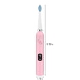 thumbnail image 3 of Binmer Brosse à Dents, Brosse à Dents avec 5 Têtes de Brosse + Tête de Nettoyage, 9 Modes de Nettoyage, Brosse à Dents Intelligente à Minuterie 20 Vitesses IPX7 - Nouvellement Améliorée, 3 of 9