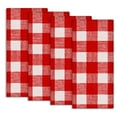 thumbnail image 1 of Fabstyles Country Check Cotton Set of 4 Kitchen Towel, 1 of 4