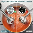 thumbnail image 4 of 20-Speed Immersion Hand Blender, 5-in-1 800W Stainless Steel Hand Stick Blender, Whisk, Milk Frother, 4 of 7