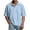 Light Blue, variant on Mens Polo Shirts Big and Tall Short Sleeve Waffle Knit Regular Fit Golf Tees, Size S-4XL