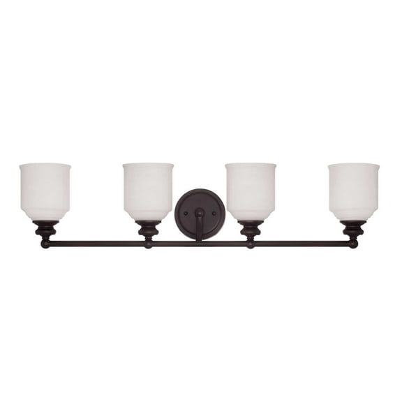 Melrose by Brian Thomas 4-Light Bathroom Vanity Light in English Bronze