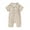 Yellow, variant on Musuos Baby Boy Striped Jumpsuit 0-18M Double Pockets Lapel Neck Short Sleeve Front Single-breasted Hemming Legs Romper