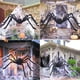 thumbnail image 4 of Decoraciones De Halloween Decoración De Tela De Araña De Halloween Al Aire Libre Araña Gigante De Miedo 100 Arañas Pequeñas Telas De Araña Elásticas Para Fiesta En El Patio Exterior Advancent HA037488-00, 4 of 6