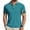 Blue-L5, variant on Homeyce Golf Polos for Men Contrast Collared Short Sleeve Polo Shirts Button Solid Color Shirt Casual Basic Lightweight Golf Shirts,Blue 3XL