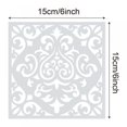 thumbnail image 2 of 16Pcs/Set Reusable Stencil Cut Painting Template Floor Wall Tile Fabric Furniture Stencils Mandala Painting Stencils, 2 of 5