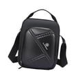 thumbnail image 4 of Bolso bandolera para hombre, bandolera ajustable con correa para el hombro, para uso diario Negro, 4 of 6