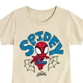thumbnail image 3 of Marvel Spider-Man And His Amazing Friends - Doodle Spidey - Toddler and Youth Girls Fitted Short Sleeve Tee, 3 of 5