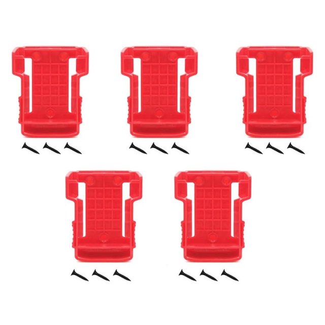 Paquete de 5 soportes para batería de litio, soporte de base para montaje de batería para M18 B4 M18 HB6 M18 HB12 48 11 1850
