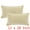 Beige, variant on Unique Bargains 2 Pcs Cotton Decorative Throw Pillow Cover with Tassel Trim for Couch Bed Yellow 18" x 18"