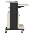 thumbnail image 4 of Oklahoma Sound PRC Series Metal Premium Plus Presentation Cart in Ivory/Black, 4 of 16