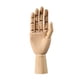 thumbnail image 5 of Figura de maniquí Artista Mano de maniquí Mano de madera Maniquí Medio, 5 of 9