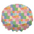 thumbnail image 2 of Pioneer Flower Floral Print Pattern Round Tablecloth 60 X 60 Inch, Wrinkle Resistant Wipeable Table Cloth for Kitchen Dining Picnic Patio Party, 2 of 6