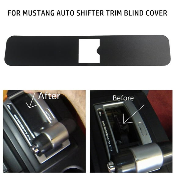 Auto Gear Selector Shifter Trim Console Blind Cover Cap 05 Thru 09 For Ford For Mustang 2005 2006 2007 2008 2009