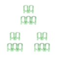 thumbnail image 2 of bedienty 5pcs Multi -function Wardrobe Space -saving Hanger Hook Coat Hook Plastic Closet Stack Hanger Rack Storage Wardrobe Organizer Green 3Set, 2 of 6