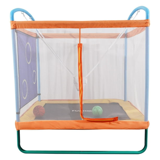 Trampolin con Columpio Fuxion Toys Red Seguridad Brincolin naranja Unitalla