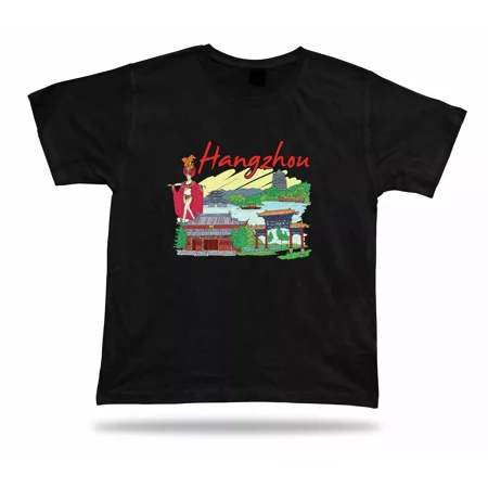 hangzhou leifeng pagoda Yue Fei Temple Nanping Evening Bell Jixianting tshirt