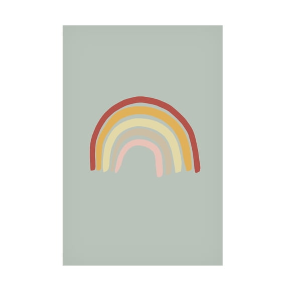 Canvas Wall Art - Pictufy Studio 'Rainbow Green' Wall Art for Living Room, Bedroom, or Office Décor by Trademark Fine Art - 12 x 19 Inches
