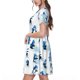 thumbnail image 2 of Disketp Penguin Winter Fun para Vestido de Manga Corta para Mujeres, Vestidos de Verano para Mujeres, Casual y Holgado para la Playa, 2 of 6