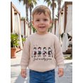 thumbnail image 4 of RUINIXCW Toddler Baby Girl Boy Silly Goose Sweater Outfit Newborn Infant Fall Winter Knit Sweaters Kids Goose Embroidery Long Sleeve Jumper Pullovers, 4 of 10