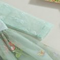 thumbnail image 4 of AMERTEER Fille Automne Robe Manches Longues Col Rond Dentelle Florale Robe Enfants Tulle Robe, 4 of 6
