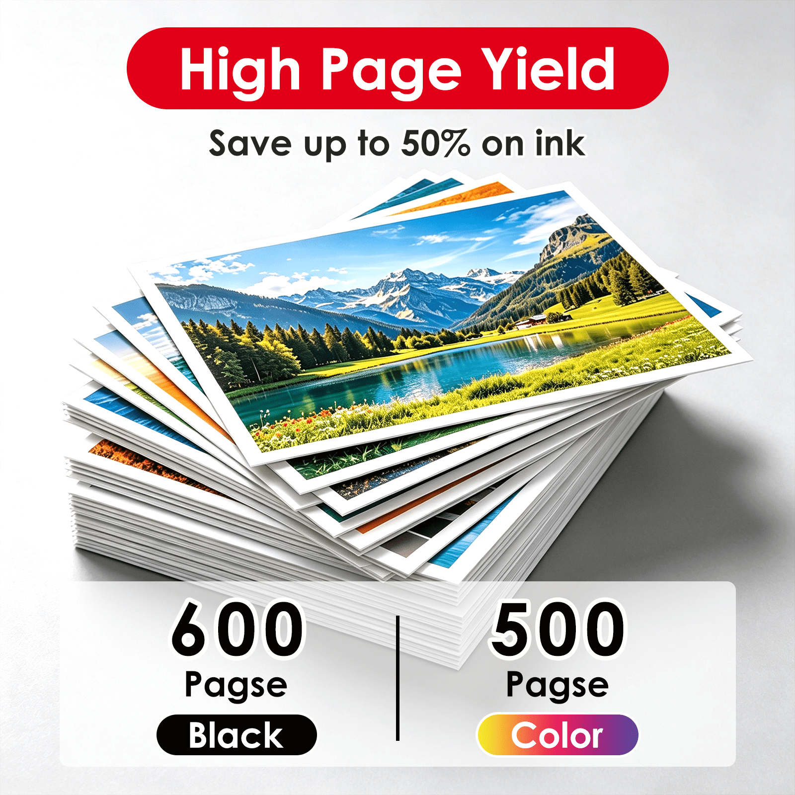 275XL 276XL Ink Compatible with Canon Ink 275 and 276 for Canon 275 276 Ink for Pixma TS3522 TS3722 TS3520 TR4722 Printer ( Black, Color)