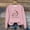 Pink, variant on Tetras Women 2024 Fall Top,Women's Casual Long Sleeve Sweatshirt,Crewneck Vacation Christmas Printing Cute Loose Tops