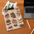 thumbnail image 5 of FORMRS A4 Clipboard Folder with Pen Holder Horizontal Foldable School Office Binder, Brown Cakes, 5 of 9