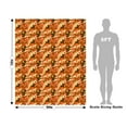 thumbnail image 3 of Rwraps Camouflage Pixel Hunter Orange Gloss Vinyl Film Wrap 59in x 7ft Vinyl Vehicle Car Film Sheet, 3 of 9