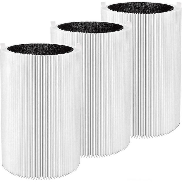 A 3-pack, the Blue Pure 411 Replacement Compatible with Blueair