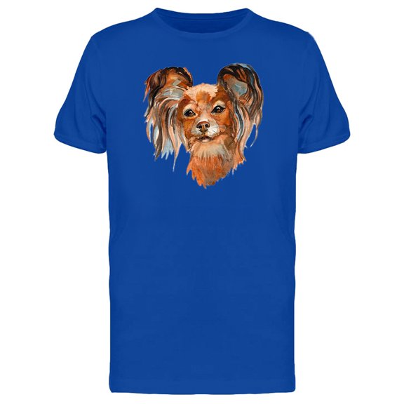 Russian Toy Terrier Head Draw Tee Men's -Image by Shutterstock