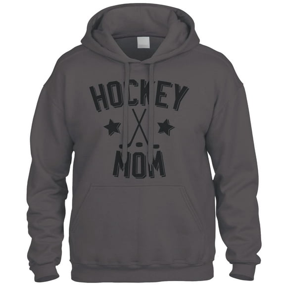 Chandail à Capuchon de Sport pour Maman de Hockey pour la Fête des Mères (Charbon, Moyen)
