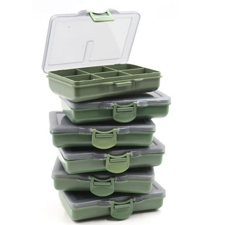 BAMILL 1-8 Compartments Storage Box Carp Fishing Tackle Boxes