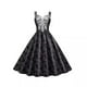 thumbnail image 4 of 2024 Halloween Cosplay vestido de calavera rosa negra oscura disfraz de mujer sin mangas vestidos de fiesta vintage calavera bruja ropa aterradora, 4 of 5