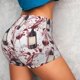 thumbnail image 4 of Fotbe Watercolor Wine Shorts Sin Costuras – Shorts Deportivos de Cintura Alta para Mujer, Elásticos para Gimnasio, Yoga, Running o Ciclismo-X-Large, 4 of 8